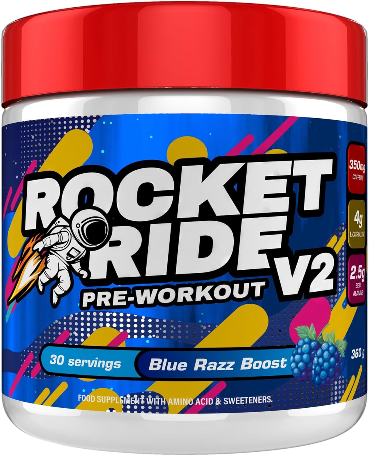 Rocket Rider Rocket Ride Pre-Workout V2 360g – RocketRide